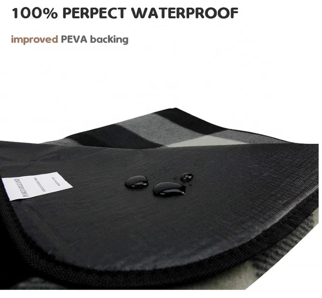 KTX-316627 Lightweight Waterproof Foldable Camping Mat for 6-8 People - PEVA Picnic Blanket