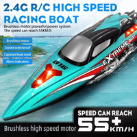 HKM-316691 High-Speed 2.4G Brushless Motor Remote Control Speedboat, 55 km/h, Electric Toy for Ages 5 and Up