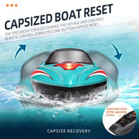 HKM-316691 High-Speed 2.4G Brushless Motor Remote Control Speedboat, 55 km/h, Electric Toy for Ages 5 and Up