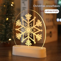 HKM-316883 Warm White Christmas Night Light Decoration - USB/Battery Powered LED Ambiance Light - 16.2cm x 13cm