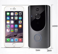 HKM-316947 WiFi Video Doorbell with Two-Way Intercom, 720P Night Vision, PIR Motion Detection, and Mobile App Support
