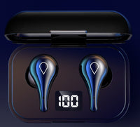 HKM-317011 Bluetooth 5.0 Wireless Sports Headset with Active Noise Reduction and Power Display
