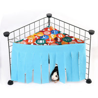HKM-317203 Cozy Hamster Hammock with Decorative Tassels for Small Pets