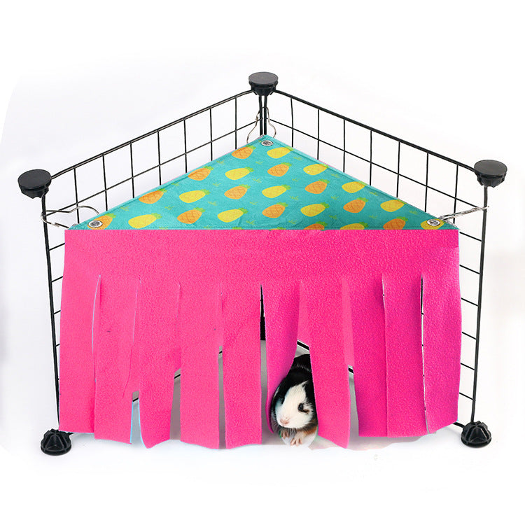 HKM-317203 Cozy Hamster Hammock with Decorative Tassels for Small Pets