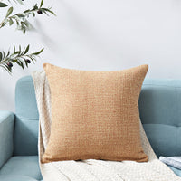 HKM-317395 Chenille Plain Hug Pillowcase for Office and Home - Available in Multiple Sizes