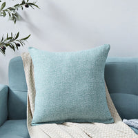 HKM-317395 Chenille Plain Hug Pillowcase for Office and Home - Available in Multiple Sizes