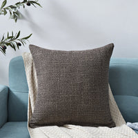 HKM-317395 Chenille Plain Hug Pillowcase for Office and Home - Available in Multiple Sizes