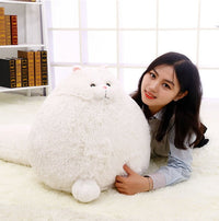 HKM-317651 Cute Persian Cat Plush Stuffed Animal - Soft Cotton, 30/50cm, Unisex, Great for Ages 3+