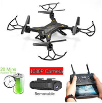 HKM-317779 T-Rex RC Helicopter Drone with 1080P Camera, Foldable Design, 15-Minute Flight Time, WiFi FPV Selfie Function