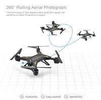 HKM-317779 T-Rex RC Helicopter Drone with 1080P Camera, Foldable Design, 15-Minute Flight Time, WiFi FPV Selfie Function