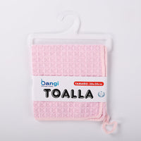 HKM-317843 Ultra-Fine Waffle Microfiber Towel - Soft, Non-Lint Skin-Friendly Fabric in Multiple Colors