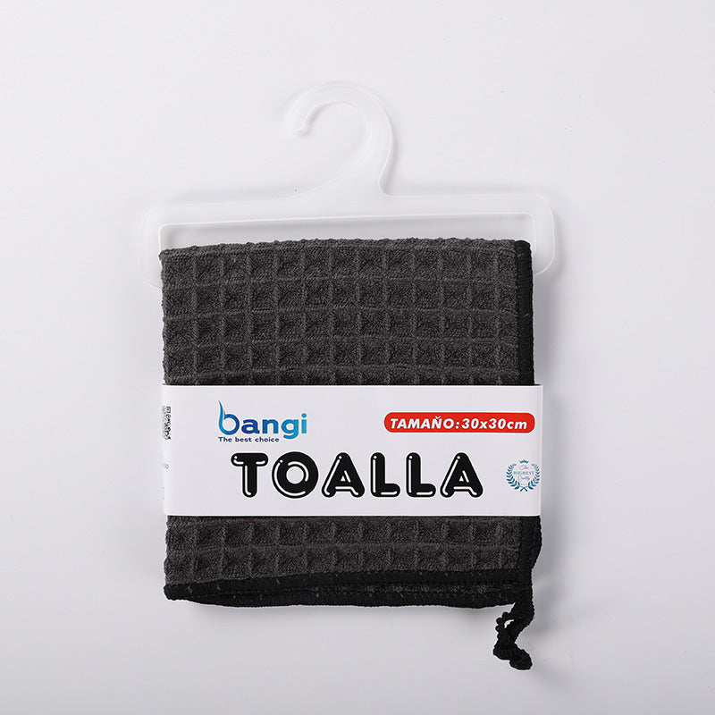 HKM-317843 Ultra-Fine Waffle Microfiber Towel - Soft, Non-Lint Skin-Friendly Fabric in Multiple Colors