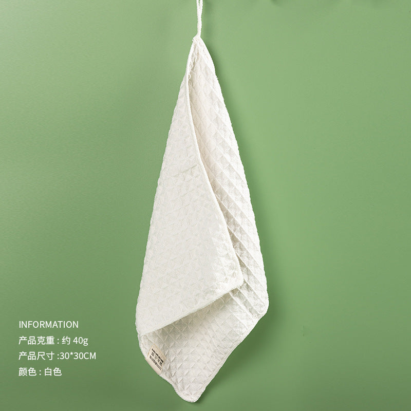 HKM-317843 Ultra-Fine Waffle Microfiber Towel - Soft, Non-Lint Skin-Friendly Fabric in Multiple Colors