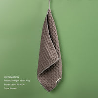 HKM-317843 Ultra-Fine Waffle Microfiber Towel - Soft, Non-Lint Skin-Friendly Fabric in Multiple Colors