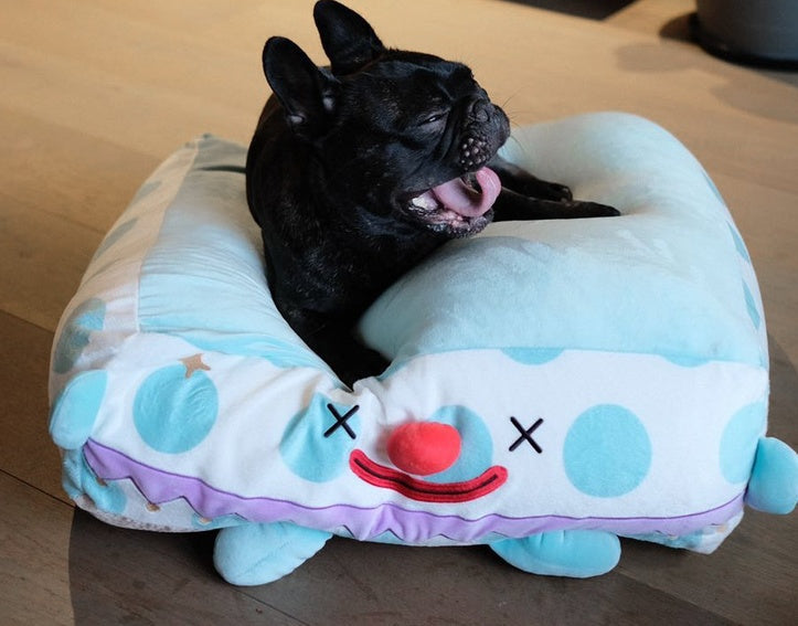 HKM-317971 Clown Pet Sleeps In A Cozy Pet Bed