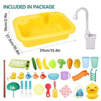 HKM-318099 Electric Kitchen Dishwasher Play Set for Kids - Fun Pretend Play Sink Toy