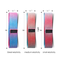 HKM-318099 Gradually Changing Polyester Cotton Yoga Pull Belt for Core Strength and Muscle Development