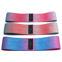 HKM-318099 Gradually Changing Polyester Cotton Yoga Pull Belt for Core Strength and Muscle Development