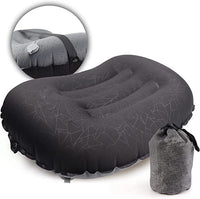 HKM-318099 Portable Inflatable Travel Pillow with Storage Bag - Ideal for Camping and Outdoor Activities