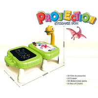 HKM-318227 Educational Drawing and Writing Board Set with Projector for Kids Ages 5-7