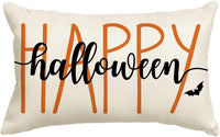 HKM-318227 Halloween Cartoon Pattern Printed Pillowcase for Home Decoration, 30x50cm, Single & Double-Sided Options