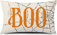 HKM-318227 Halloween Cartoon Pattern Printed Pillowcase for Home Decoration, 30x50cm, Single & Double-Sided Options
