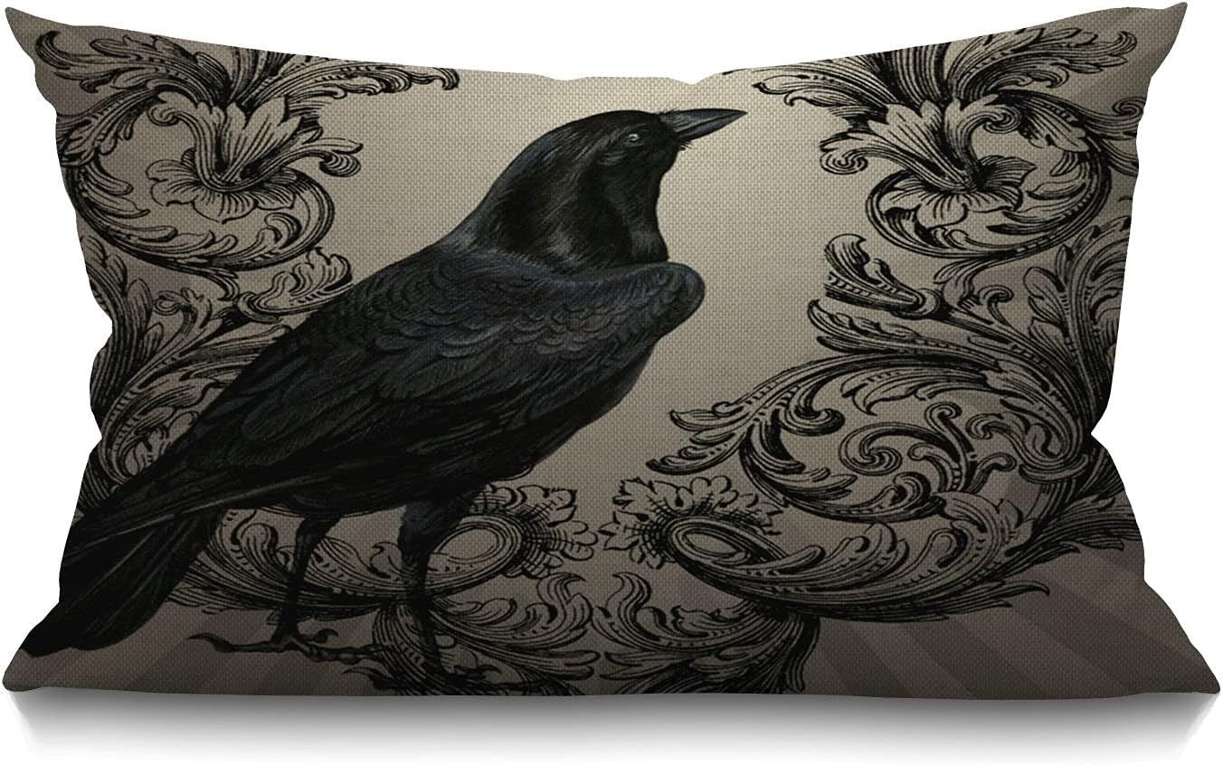 HKM-318227 Halloween Cartoon Pattern Printed Pillowcase for Home Decoration, 30x50cm, Single & Double-Sided Options