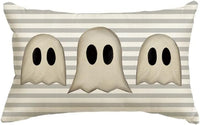 HKM-318227 Halloween Cartoon Pattern Printed Pillowcase for Home Decoration, 30x50cm, Single & Double-Sided Options