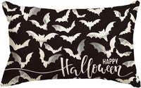HKM-318227 Halloween Cartoon Pattern Printed Pillowcase for Home Decoration, 30x50cm, Single & Double-Sided Options