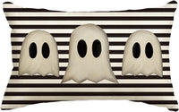 HKM-318227 Halloween Cartoon Pattern Printed Pillowcase for Home Decoration, 30x50cm, Single & Double-Sided Options