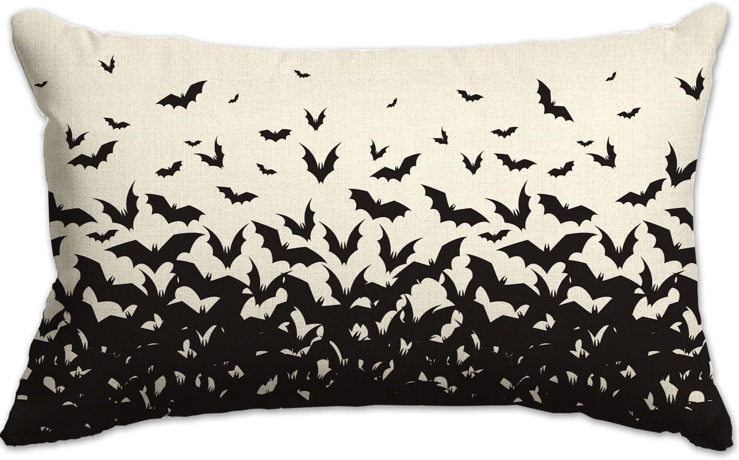 HKM-318227 Halloween Cartoon Pattern Printed Pillowcase for Home Decoration, 30x50cm, Single & Double-Sided Options