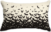 HKM-318227 Halloween Cartoon Pattern Printed Pillowcase for Home Decoration, 30x50cm, Single & Double-Sided Options