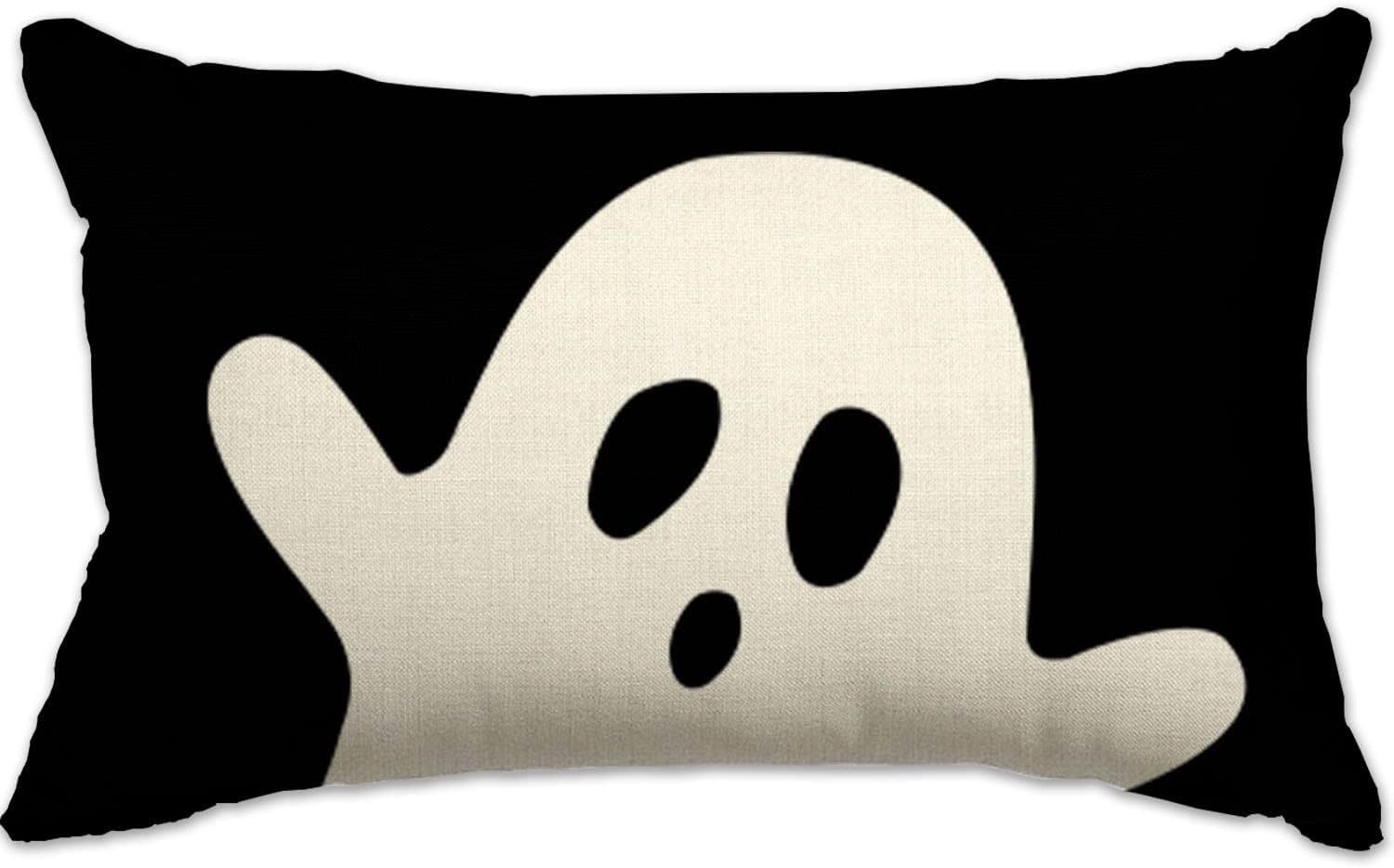 HKM-318227 Halloween Cartoon Pattern Printed Pillowcase for Home Decoration, 30x50cm, Single & Double-Sided Options