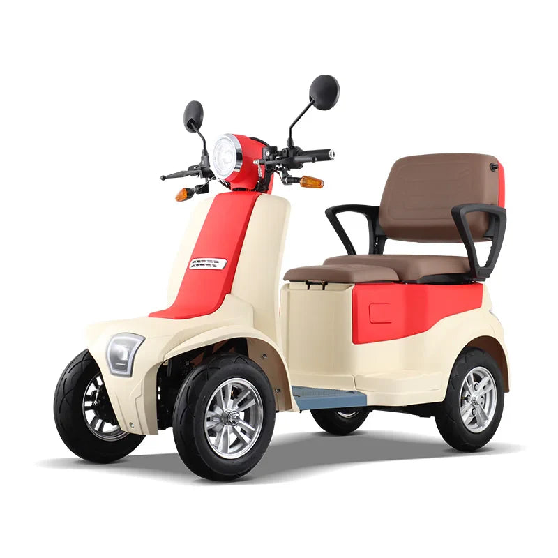 KTX-318291 1000W Long Range 4 Wheel Electric Scooter for Adults - 2 Passenger, Max Speed 30km/h, 40-60km Range