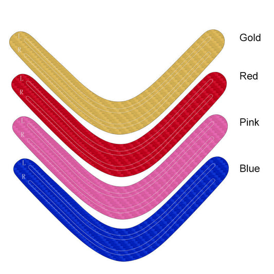 HKM-318291 PS5 LED Light Bar Carbon Fiber Sticker - PVC Material, 0.2mm Thickness, Pink/Red/Gold/Blue