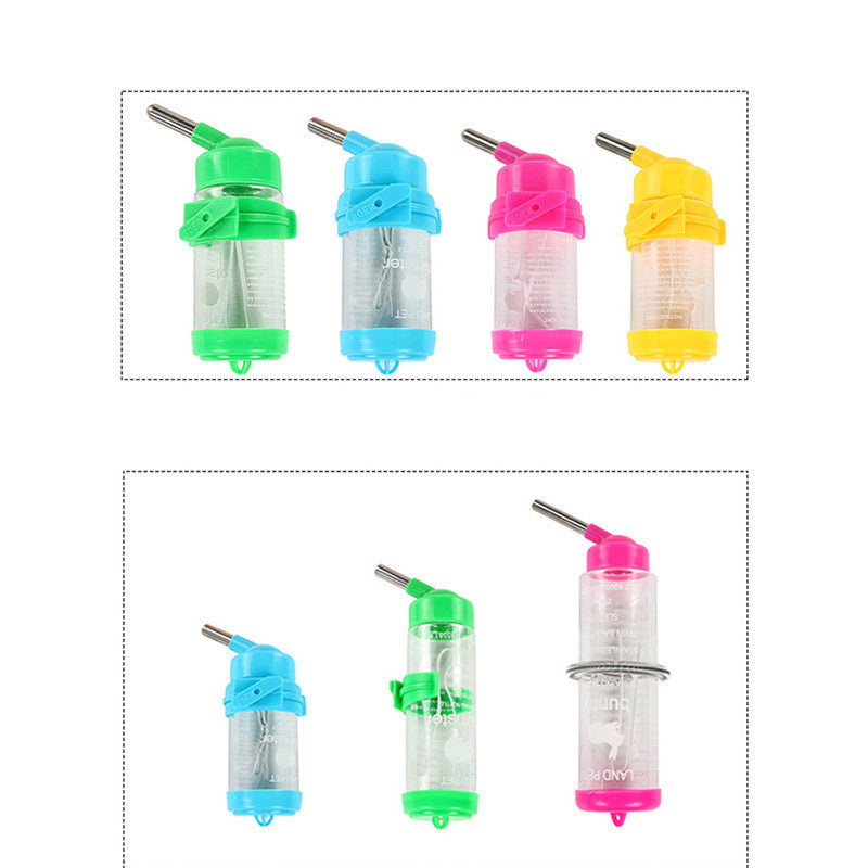 HKM-318291 Small Pet Water Bottle for Hamsters, Rabbits, and Guinea Pigs - 80ML, 125ML, 250ML Options Available