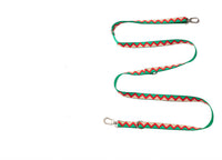 HKM-318419 Adjustable Rainbow Multifunctional Traction Rope, Nylon Material, Cross-Body and Double-Headed Design