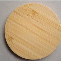 HKM-318483 Bamboo Square 5W Wireless Charger with Over-Temperature and Overcurrent Protection
