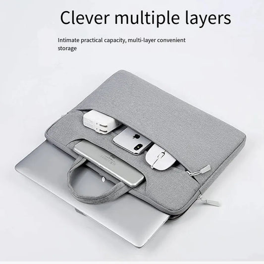 KTX-318483 Waterproof Sling Crossbody Briefcase for Laptops and Notebooks with Protective Sleeve Cover