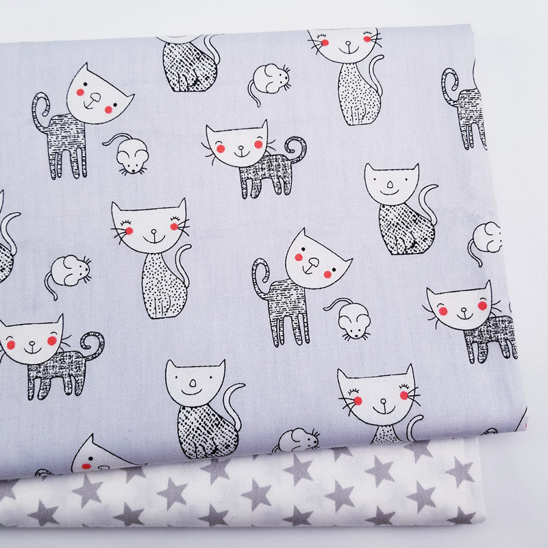 HKM-318739 Digital Print Cotton Fabric Set for Bedding, Curtains and Home Decor, 100% Cotton, 160cm Wide