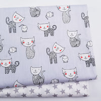 HKM-318739 Digital Print Cotton Fabric Set for Bedding, Curtains and Home Decor, 100% Cotton, 160cm Wide