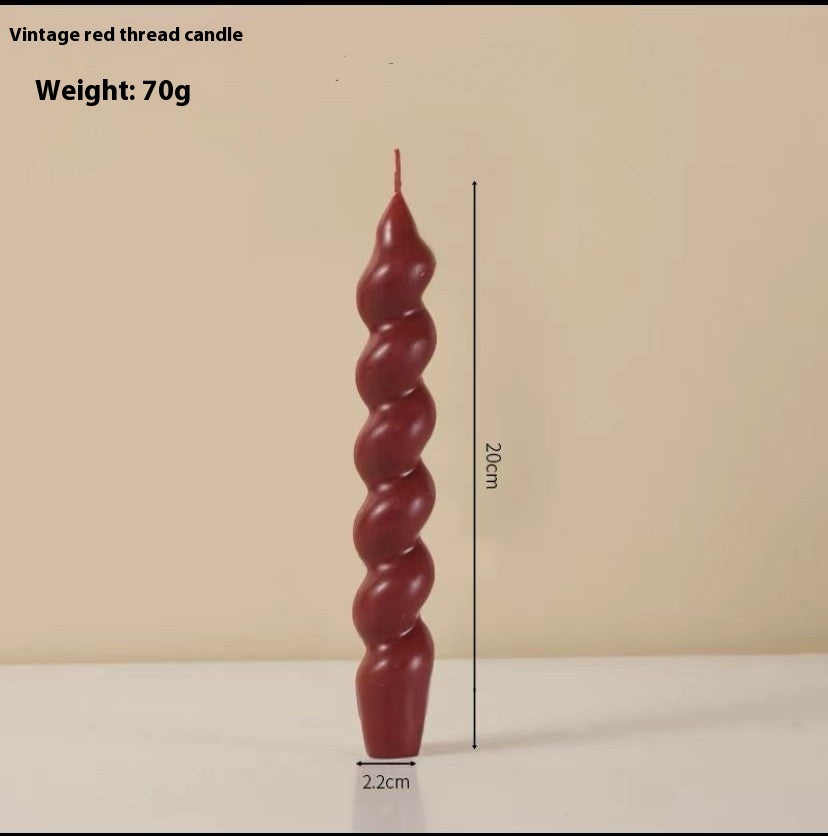 HKM-318867 Elegant Christmas Red Aromatherapy Candle - Handmade Soy Wax Decoration for a Festive Atmosphere