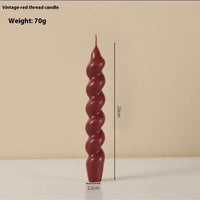 HKM-318867 Elegant Christmas Red Aromatherapy Candle - Handmade Soy Wax Decoration for a Festive Atmosphere