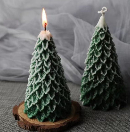 HKM-318867 Elegant Christmas Red Aromatherapy Candle - Handmade Soy Wax Decoration for a Festive Atmosphere