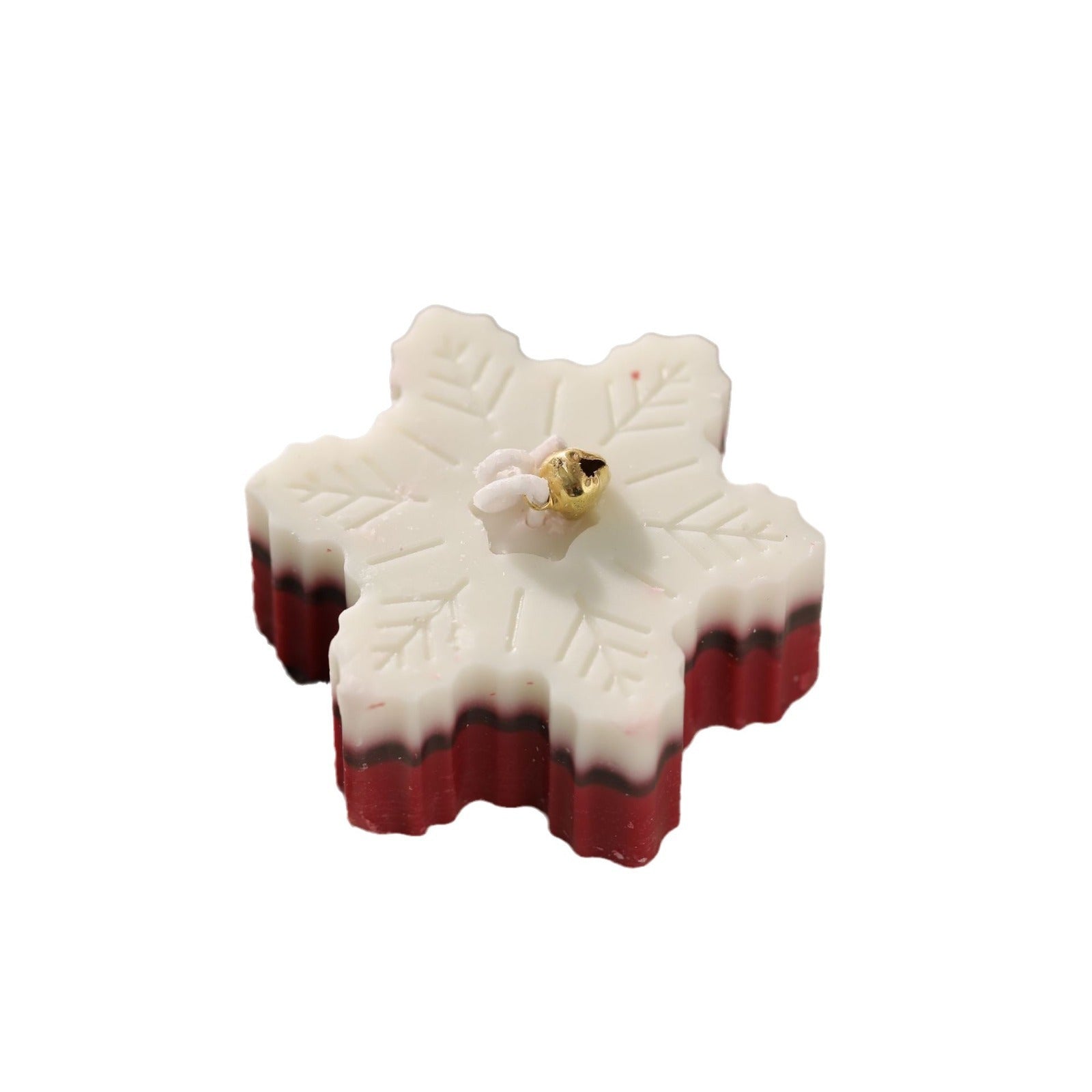HKM-318867 Elegant Christmas Red Aromatherapy Candle - Handmade Soy Wax Decoration for a Festive Atmosphere