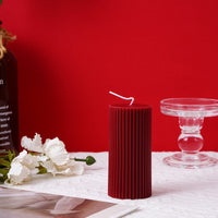HKM-318867 Elegant Christmas Red Aromatherapy Candle - Handmade Soy Wax Decoration for a Festive Atmosphere