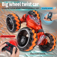 HKM-318995 Gesture Sensor Remote Control Drift Car with Flash Light Show - 2.4G Big Wheel Stunt Toy for Ages 5 and Up