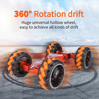 HKM-318995 Gesture Sensor Remote Control Drift Car with Flash Light Show - 2.4G Big Wheel Stunt Toy for Ages 5 and Up