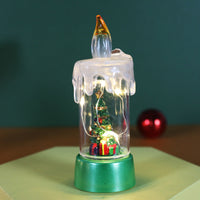 HKM-319187 Copper Wire Christmas Tree and Snowman Desktop Ornaments for Holiday Decor