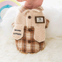 HKM-319187 Cozy Lamb Wool Pet Sweater for Autumn and Winter - Casual Dog Fashion